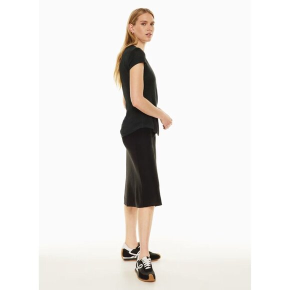 Aritzia GROUP BY BABATON Lifestyle Lilac Linen Blend Jersey T-Shirt Top, Size XS - Picture 12 of 15